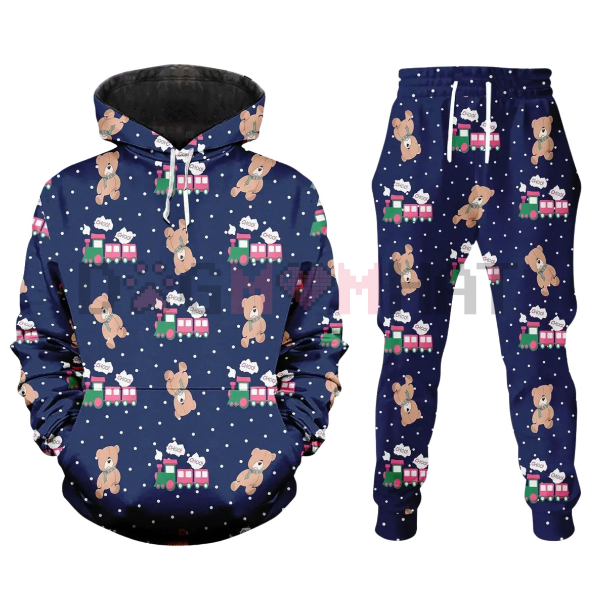 Derpy Tiger Costume Hoodie Jogger – Kpop Demon Hunters Outfit, Huntrix Kpop Cosplay, K-pop Movie Gift