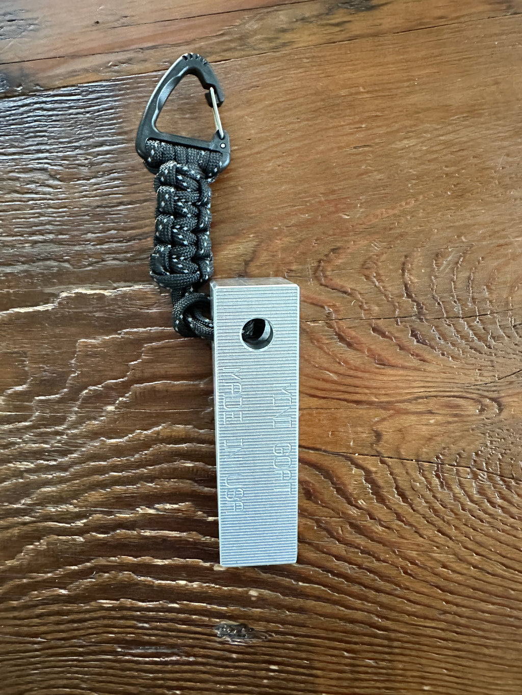 Mini GOAT Forcible Entry Wedge with Paracord Lanyard Clip
