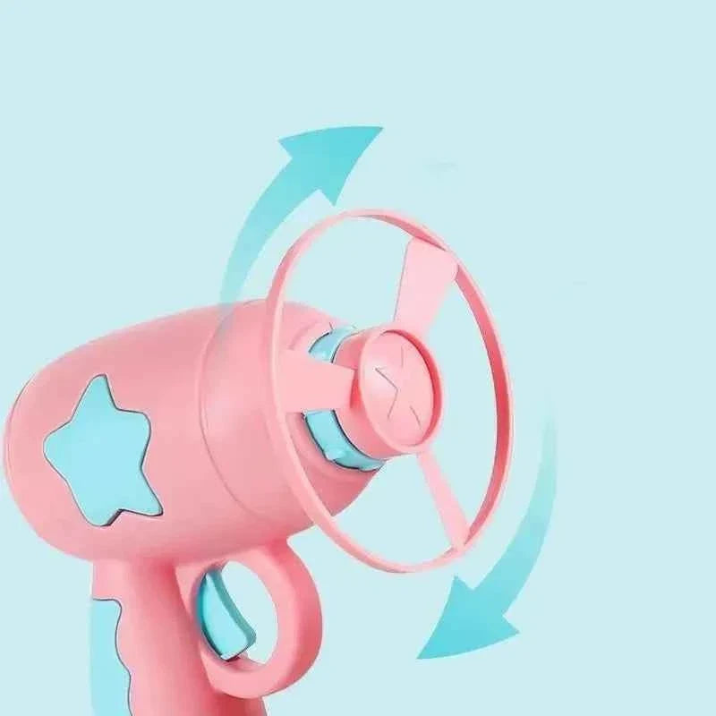 Interactive Cat Toy – Flying Disc Shooting Gun