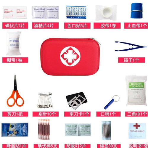 63-Piece First Aid Kit - Semi Hard Case