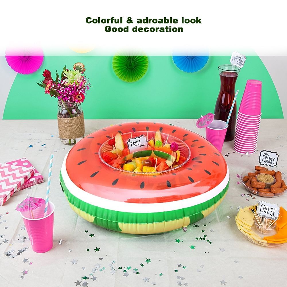 Giant Inflatable Watermelon Pool Float Raft for Kids Swimming and Play